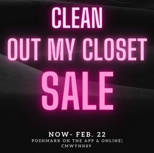 Cleaning Out My Closet